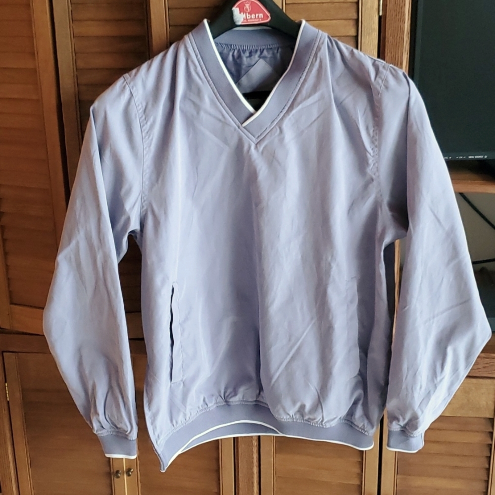 Golf windbreaker, Tres Bien, womens medium, orchid.